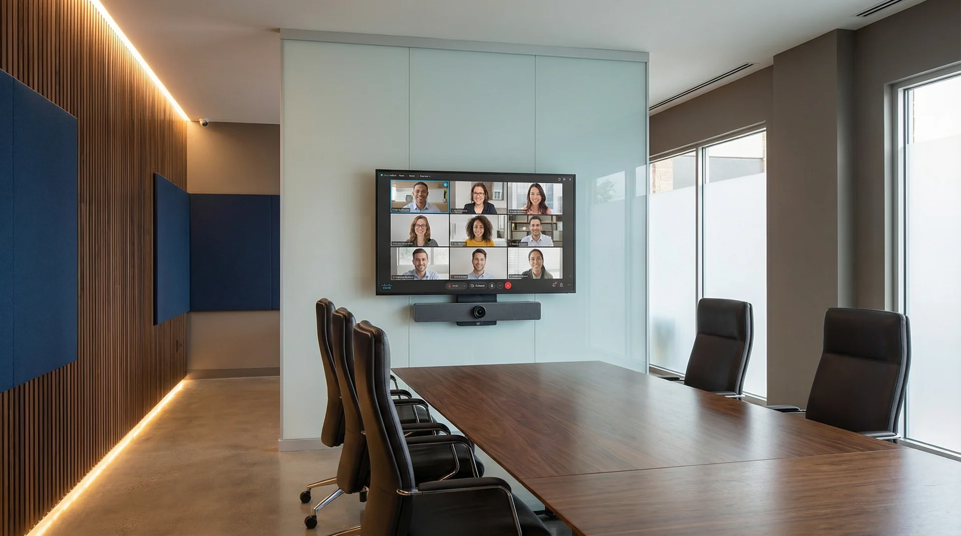 Cisco Webex 企業級視訊會議室